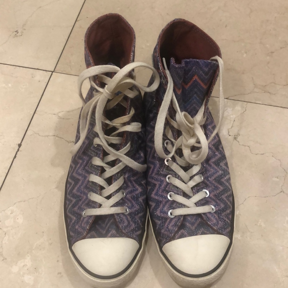Missoni Converse high tops - Picture 2 of 8